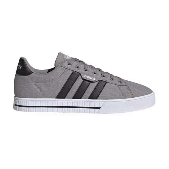 Adidas Daily 3.0 Low Men's Size 9 Casual Lifestyle Shoes Gray Black FW3270 - Picture 3 of 6